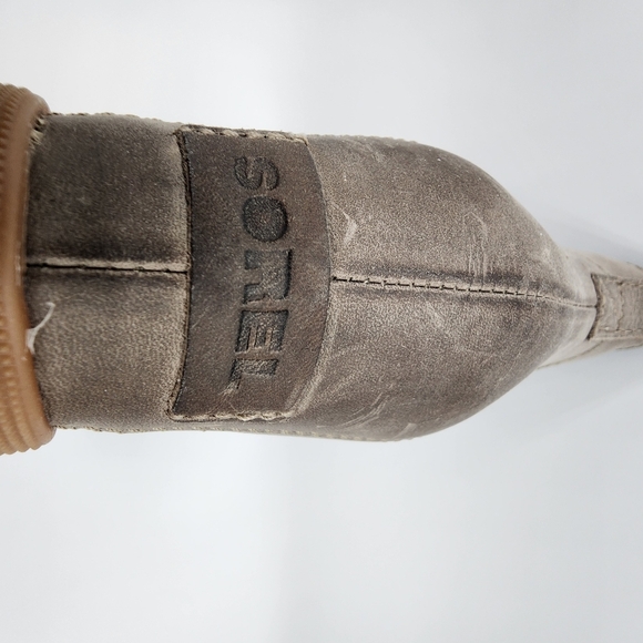 Women's Joan Of Arctic Wedge II Chelsea Bootie Size 6 Khaki - Picture 9 of 13